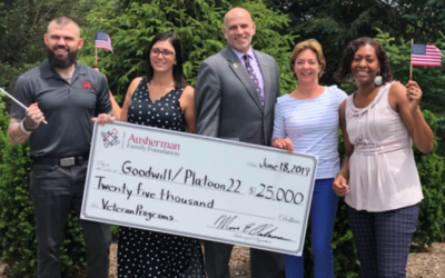 Goodwill & Platoon 22 Receive Funding For Veterans Services Program